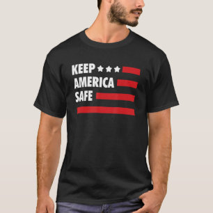 Keep America Safe 4th July 'merica America Indepen T-Shirt