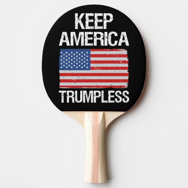 Keep America Trumpless III Ping Pong Paddle (Front)