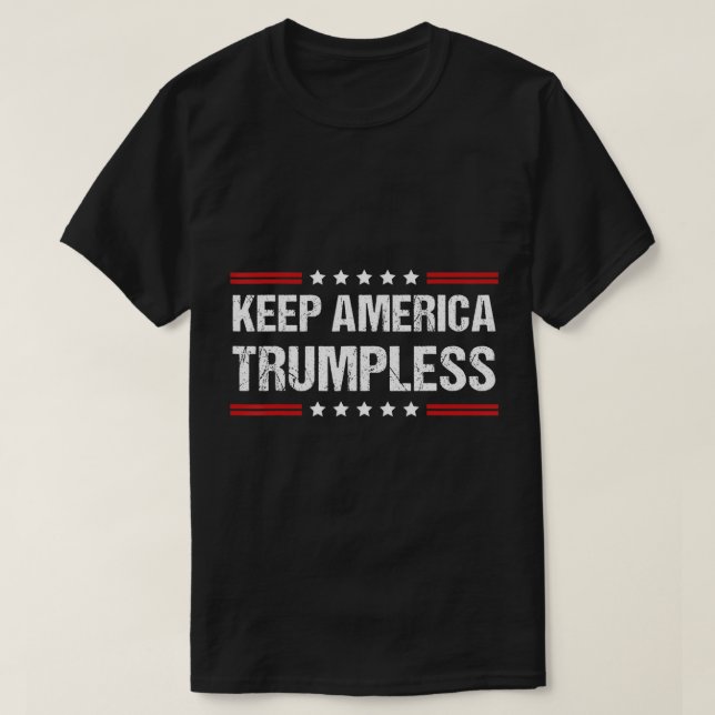 Keep America Trumpless T-Shirt (Design Front)