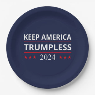 Keep America Trumpless VII Paper Plate