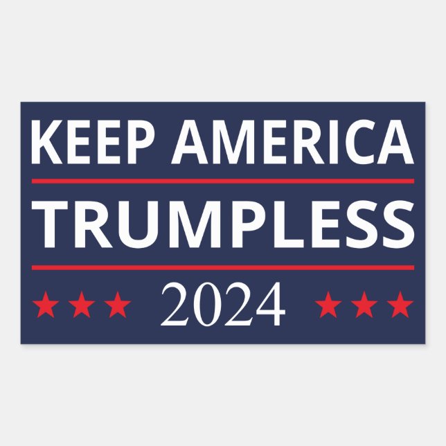 Keep America Trumpless VII Sticker (Front)