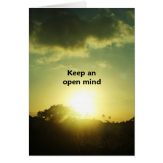 Keep An Open Mind