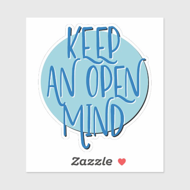 Keep An Open Mind 12 Step Slogan (Sheet)