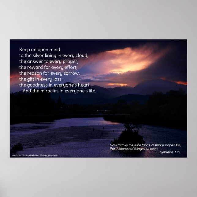 Keep An Open Mind...Inspirational poster (Front)