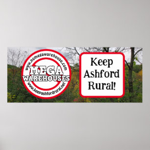 Keep Ashford Rural No Mega Warehouses Poster