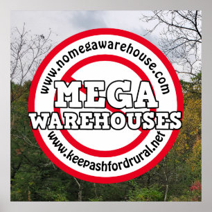 Keep Ashford Rural No Mega Warehouses Poster