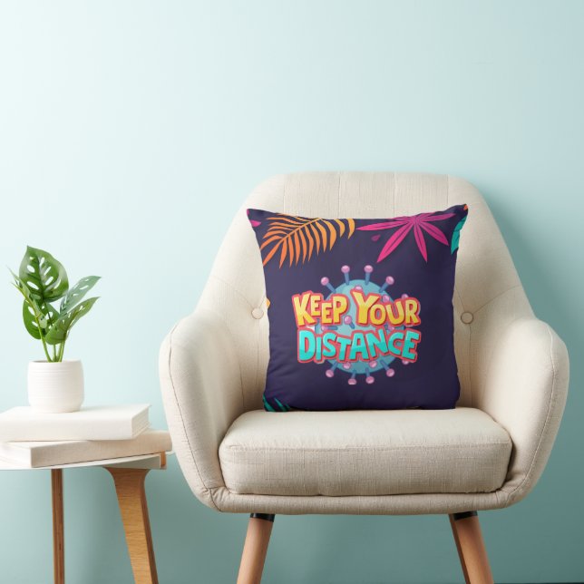 keep away throw pillow (Chair)