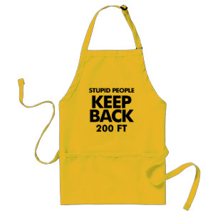 Keep Back apron, with attitude Standard Apron