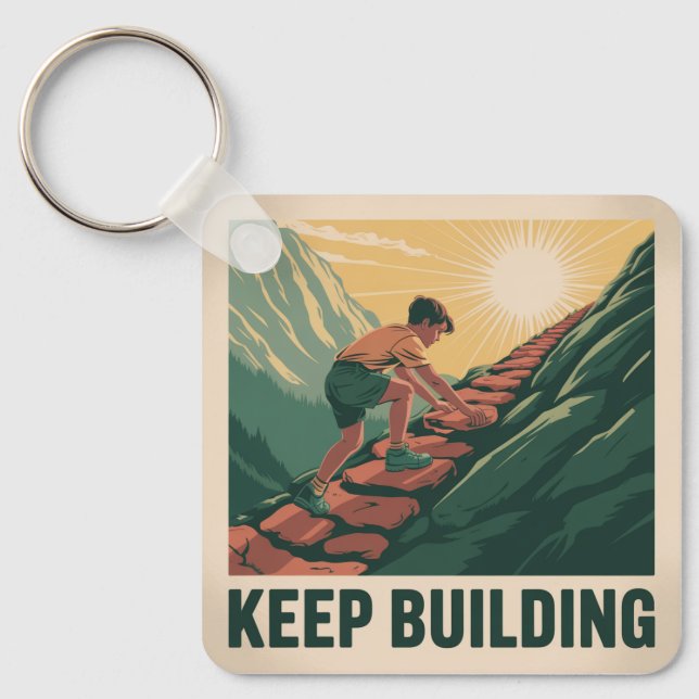 Keep Building Keychain (Front)