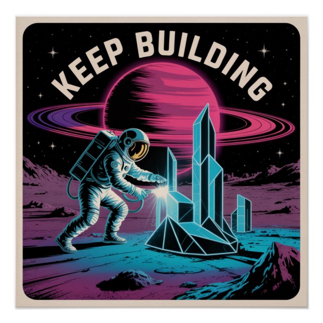 Keep Building Poster (Front)