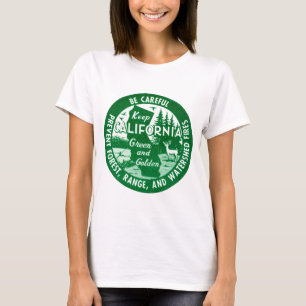 Keep California Green + Golden T-Shirt