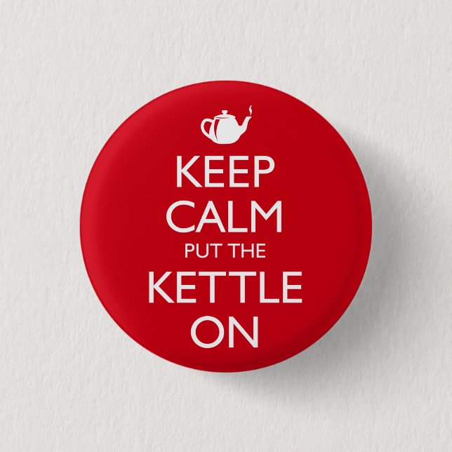 Keep Calm 1 Inch Round Button (Front)