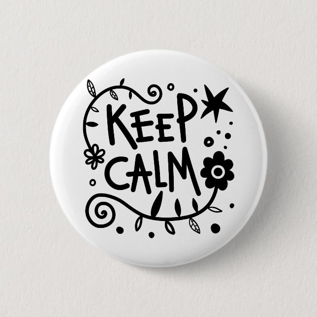 Keep Calm 2 Inch Round Button (Front)