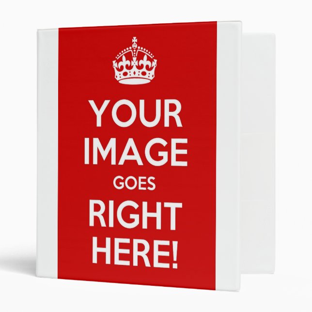 Keep Calm 3-Ring Binder (Front/Inside)