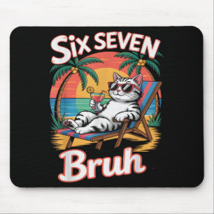 Keep Calm 67 Bruh Cat Vacation Cruise Trip Joke Ge Mouse Pad