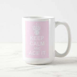 Keep Calm and Ace It Mug in Pink