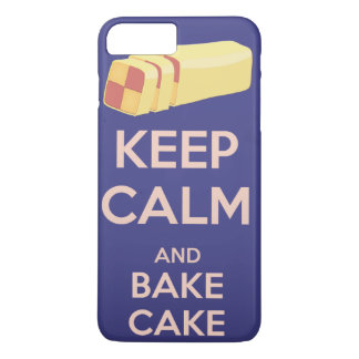 Keep Calm and Bake Cake Vintage Poster Case-Mate iPhone Case