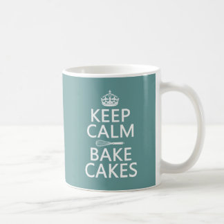Keep Calm and Bake Cakes Coffee Mug