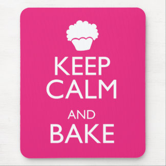 KEEP CALM AND BAKE MOUSE PAD