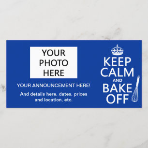 Keep Calm and Bake Off Announcement