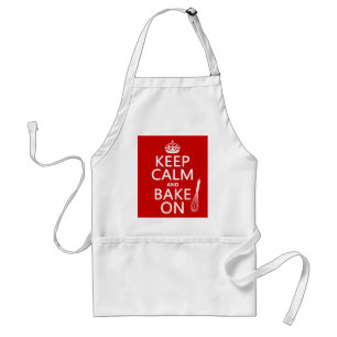 Keep Calm and Bake On Standard Apron