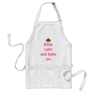 Keep calm and bake on standard apron