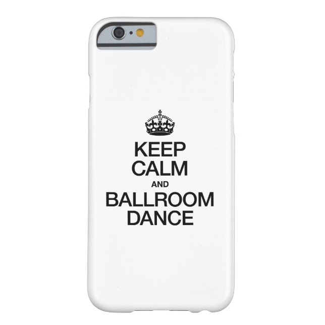 KEEP CALM AND BALLROOM DANCE Case-Mate iPhone CASE (Back)