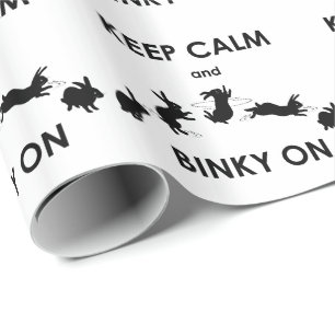 Keep Calm and Binky On Wrapping Paper
