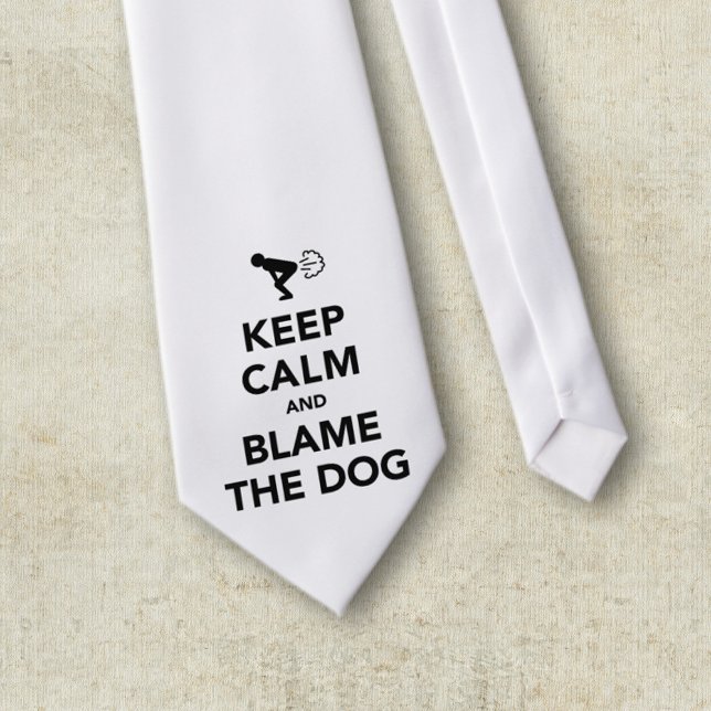 Keep Calm And Blame The Dog Tie (Creator Uploaded)
