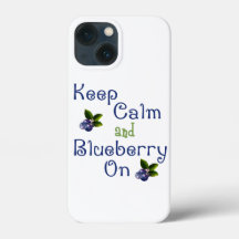 Keep Calm And Blueberry On Case-Mate iPhone case