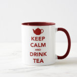 Keep Calm and Brew a Cuppa Mug<br><div class="desc">A variant on the Keep Calm and Drink Tea design with a teapot in place of the crown. You'll love this colour coordinated take on an old classic.</div>