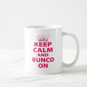 Keep Calm and Bunco On Design Coffee Mug