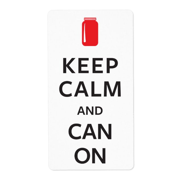 Keep Calm and Can On (Front)