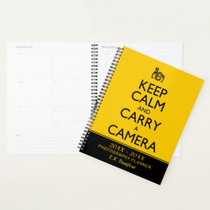 Keep Calm and Carry a Camera Planner
