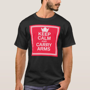 Keep Calm and Carry Arms Danish Viking Gear T-Shirt