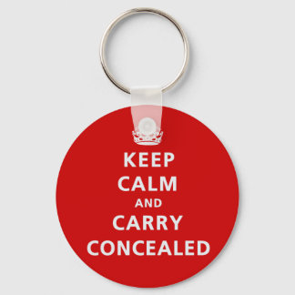 Keep Calm and Carry Concealed Keychain