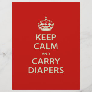Keep Calm and Carry Diapers
