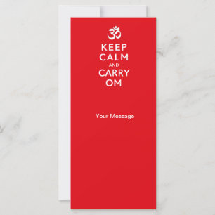 Keep Calm and Carry Om Motivational