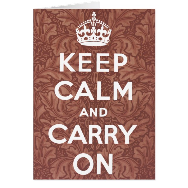 Keep Calm And Carry On (Front)