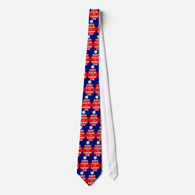 KEEP CALM AND CARRY ON 2 TIE (Front)