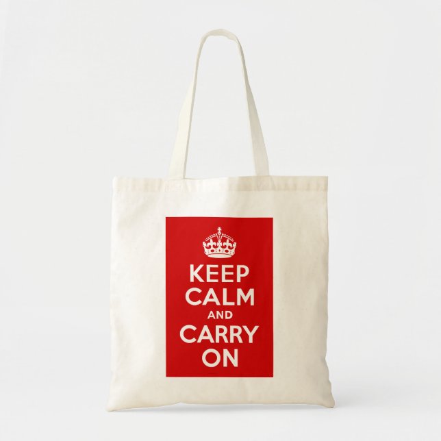 Keep Calm and Carry On Bag (Front)