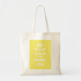 Keep Calm and Carry On_BAG_LEMON MERINGUE Tote Bag