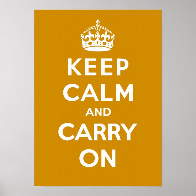 Keep Calm and Carry On_CARAMEL Poster (Front)