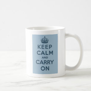 Keep Calm And Carry On Coffee Mug