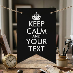 Keep Calm and Carry On - Create Your Own Bunting Flags