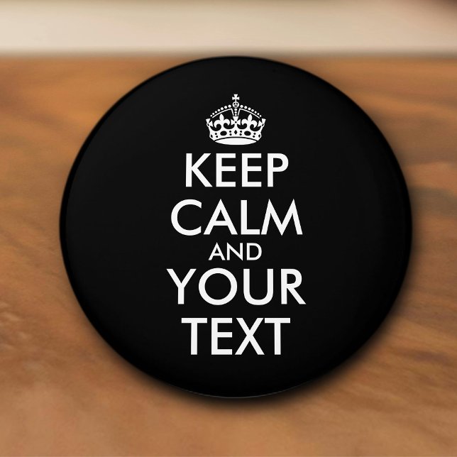 Keep Calm and Carry On - Create Your Own Ceramic Knob (Creator Uploaded)