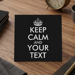Keep Calm and Carry On - Create Your Own Square Business Card