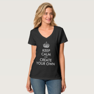 Keep Calm and Carry On Create Your Own T-Shirt