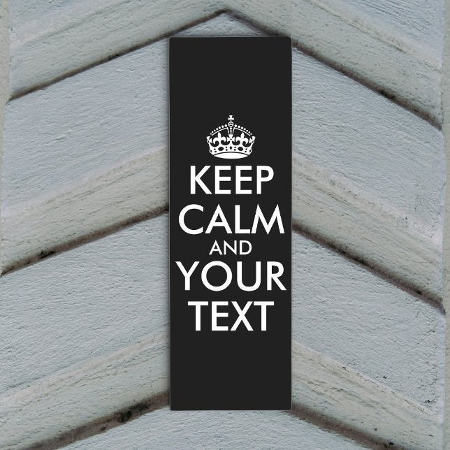 Keep Calm and Carry On - Create Your Own Yoga Mat (Creator Uploaded)