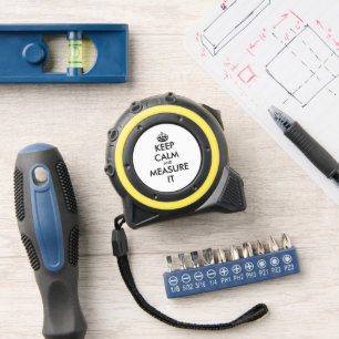 Keep calm and carry on custom measuring tape 1